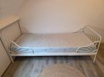 Meegroeibed (120-200  80 cm) wit - inclusief extra matras, Kinderen en Baby's, Kinderkamer | Bedden, Gebruikt, 70 tot 85 cm, 180 cm of meer