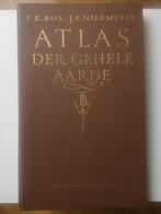 Bos Atlas der Gehele Aarde, 1961, met Register, izgst, Gelezen, Bosatlas, Ophalen of Verzenden, 1800 tot 2000
