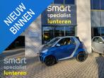 smart fortwo cabrio 1.0 mhd Passion stuurbekrachtiging, Auto's, Smart, Automaat, Euro 5, Gebruikt, Blauw