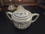 Jäger Saks Blau suikerpot met deksel, Antiek en Kunst, Ophalen of Verzenden