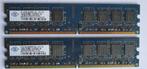 4x 1Gb ddr2 PC2-6400U-666 Kingston 666Mhz geheugen, Ophalen of Verzenden, DDR2, Desktop