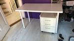 Bureau 120 bij 60. met ladenkast, Ophalen of Verzenden, Gebruikt