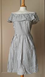 Katoenen zomer jurk, maat M, Maat 38/40 (M), H&M, Blauw, Ophalen of Verzenden