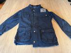 Barbour Steve McQueen Lester Waxjas Blauw - Maat S, Blauw, Ophalen of Verzenden, Zo goed als nieuw, Nvt