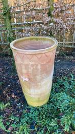 Terracotta tuinvaas Plantenpot pot, Ophalen, Gebruikt, Rond, Steen