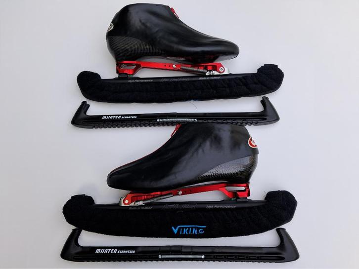 Groothuis GB17 met EHS chrome klap ijzers, Sport en Fitness, Schaatsen, Gebruikt, Noren, Overige merken, Klapschaats, Ophalen of Verzenden