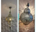 Oosterse Tafellamp/Hanglamp Metaal, Huis en Inrichting, Lampen | Tafellampen, Ophalen, Zo goed als nieuw, Metaal, Minder dan 50 cm