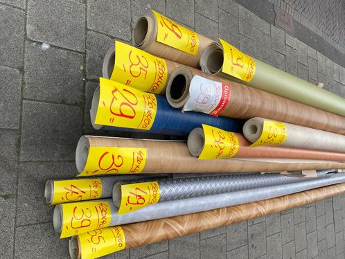 vinyl, Huis en Inrichting, Stoffering | Vloerbedekking, Nieuw, Vinyl, Wit, Crème, Beige, Bruin, Grijs, Blauw, Rood, Groen, 75 m² of meer