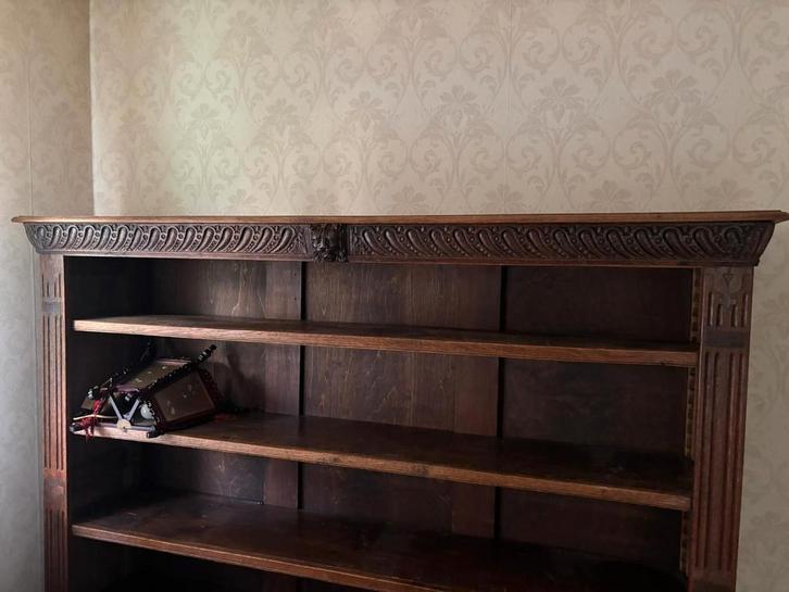 Antieke Boekenkast - Prachtige Blikvanger!, Huis en Inrichting, Kasten | Boekenkasten, Gebruikt, 150 tot 200 cm, 150 tot 200 cm