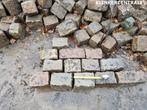 350m2 gemêleerd natuursteen klinkers granietkeien zweeds, Tuin en Terras, Gebruikt, Natuursteen, Klinkers, Verzenden