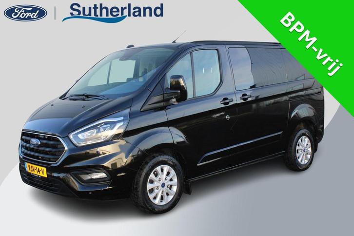 Ford Transit Custom 300 2.0 TDCI L1H1 Limited DC 170pk! | Du, Auto's, Bestelauto's, Bedrijf, Te koop, ABS, Airbags, Airconditioning