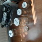 12 glazen voorraad potten, Huis en Inrichting, Keuken | Potten en Pannen, Ophalen, Glas, Pot, Bus of Blik