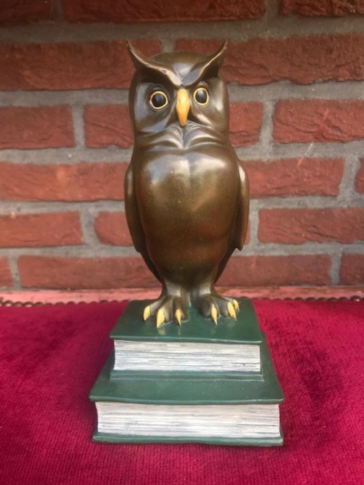 Weens brons: DE WIJZE UIL, Antiek en Kunst, Antiek | Koper en Brons, Brons, Ophalen of Verzenden