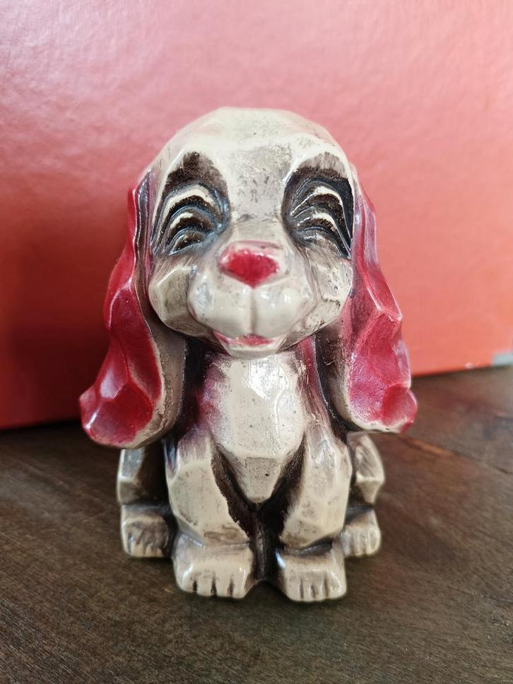 Vintage spaarpot hondje, Verzamelen, Spaarpotten, Zo goed als nieuw, Dier, Ophalen of Verzenden