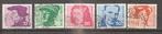 Zwitserland 906-910, Postzegels en Munten, Postzegels | Europa | Zwitserland, Ophalen of Verzenden, Gestempeld