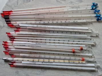 Glazen thermometer ca 19x   beschikbaar voor biedingen