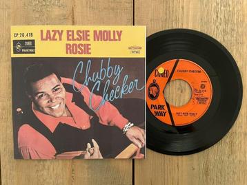 VINYL SINGLE Chubby Checker - Lazy Elsie Molly beschikbaar voor biedingen