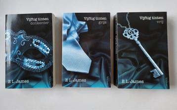 vijftig tinten - trilogie - grijs donkerder en vrij beschikbaar voor biedingen