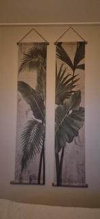 Mooie wanddoeken - Oud roze/groen, Huis en Inrichting, Ophalen, Zo goed als nieuw