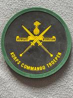 Pvc embleem KCT korps commando troepen, Verzenden, Landmacht, Nederland, Embleem of Badge