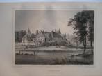 044 / Woerden de Strafgevangenis Staalgravure 1860, Antiek en Kunst, Ophalen of Verzenden