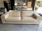 Luxe lederen sofa - Alberta Salotti – Italiaans design, Huis en Inrichting, Ophalen, 100 tot 125 cm, Driepersoons, Modern