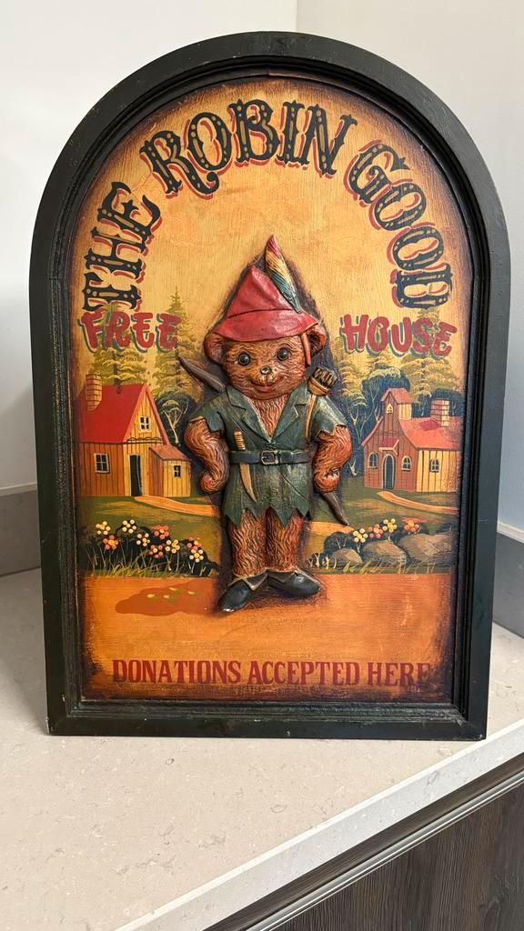 The Robin Good Wanddecoratie - Wandbord Vrolijk en Charmant!, Huis en Inrichting, Woonaccessoires | Wanddecoraties, Nieuw, Ophalen of Verzenden