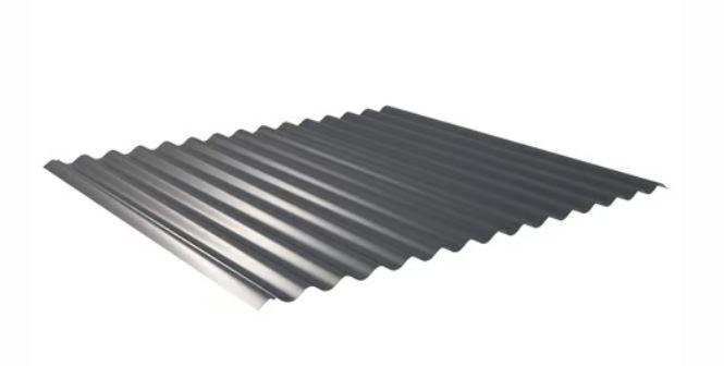 Damwand golfplaat kleine golf 18/988, Doe-het-zelf en Verbouw, Dakpannen en Dakbedekking, Nieuw, Golfplaat, Metaal, Zwart, 15 m² of meer