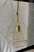 Industriële hanglamp goud draad, Ophalen of Verzenden, Zo goed als nieuw, Minder dan 50 cm