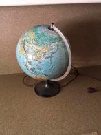 Wereldbol met verlichting, Huis en Inrichting, Woonaccessoires | Wereldbollen, Ophalen of Verzenden, Verlicht, Gebruikt