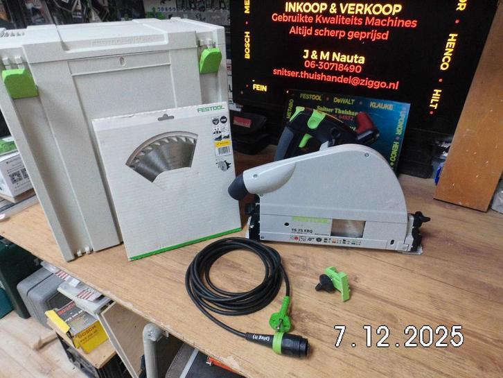 Festool Invalzaag., Doe-het-zelf en Verbouw, Gereedschap | Zaagmachines, Zo goed als nieuw, Invalzaag, 1200 watt of meer, 30 tot 70 mm