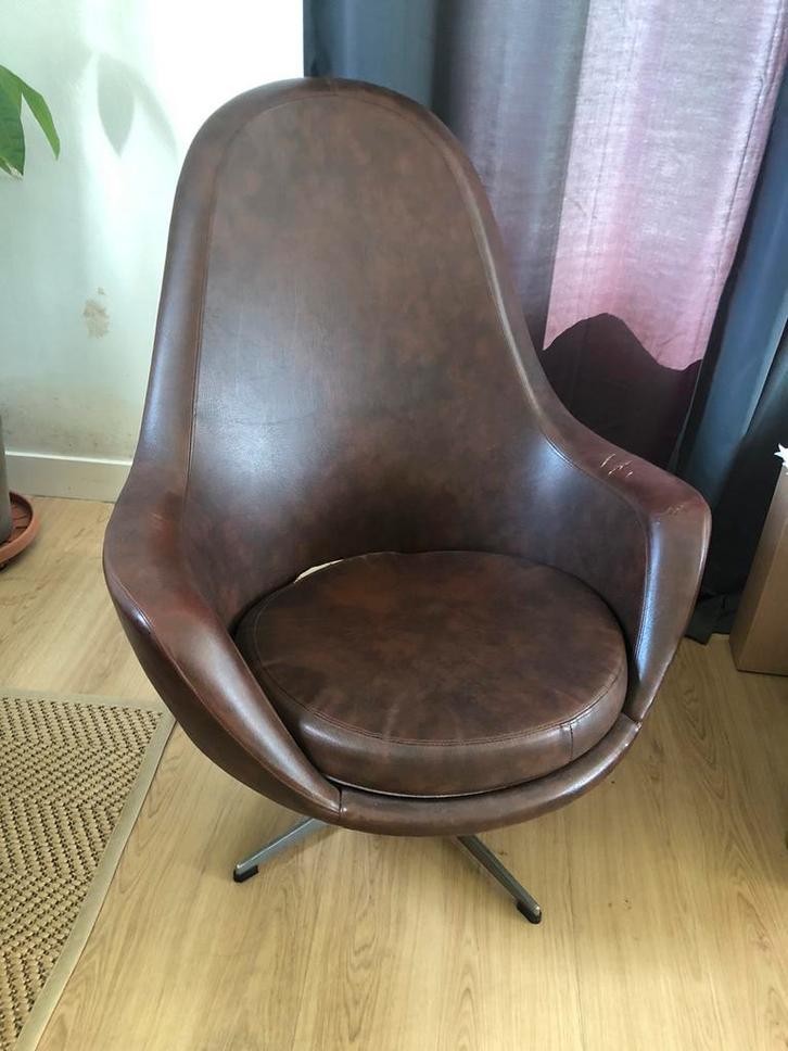 Pastoe design draaifauteuil Cees Braakman, Huis en Inrichting, Fauteuils, Gebruikt, Kunststof, 50 tot 75 cm, Minder dan 75 cm