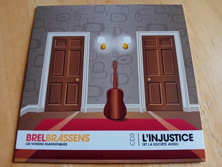 CD Jacques Brel, Georges Brassens - L'Injustice, Cd's en Dvd's, Cd's | Franstalig, Verzenden