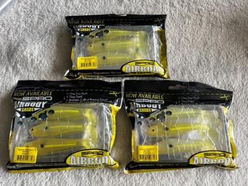 adv 250 /  NIEUW set 3 blisters shads SPRO 10cm beschikbaar voor biedingen