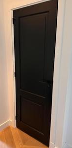 Mat zwarte deur 83x201,5, Ophalen, 80 tot 100 cm, Binnendeur, Zo goed als nieuw