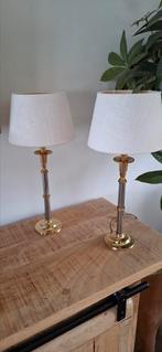 2 tafellampen /schemerlampen, Klassiek, Ophalen of Verzenden, Zo goed als nieuw, Metaal
