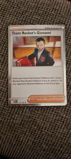 Team Rocket's Giovanni 174/182 - Cosmic Holo, Ophalen of Verzenden, Zo goed als nieuw, Losse kaart, Foil