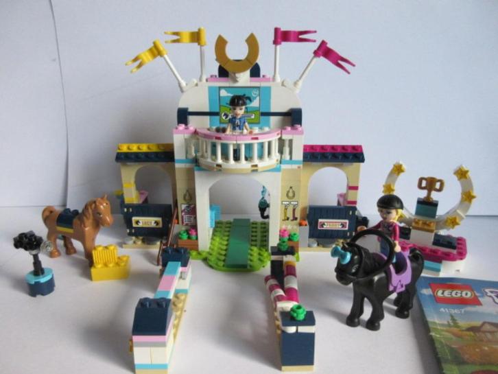 41367, Lego Friends, Stephanie's paardenconcours, Kinderen en Baby's, Speelgoed | Duplo en Lego, Zo goed als nieuw, Lego, Complete set