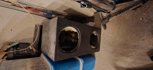Lege subwoofer kist dubbel 10 inch GRATIS, Auto diversen, Autospeakers, Zo goed als nieuw, Ophalen