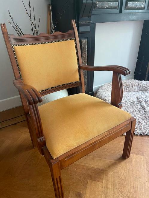 Antieke Stoelen - Set van 2 - Opnieuw Bekleed, Antiek en Kunst, Antiek | Meubels | Stoelen en Banken, Ophalen