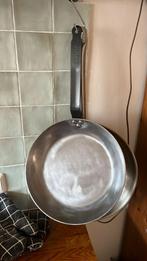 DeBuyer - Carbon Staal - 28cm, Ophalen of Verzenden, Zo goed als nieuw, Overige materialen, Koekenpan of Braadpan