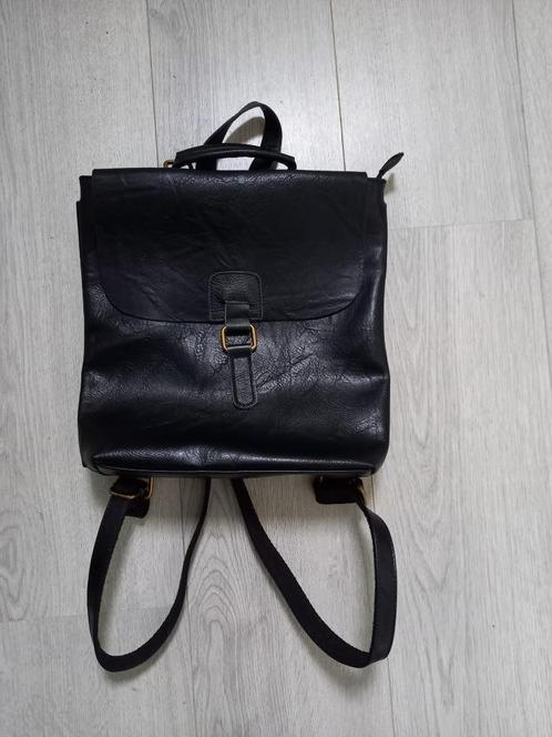 Nieuwe Zwarte Schoudertas / Rugtas Handtas Imitatie Leer, Sieraden, Tassen en Uiterlijk, Tassen | Damestassen, Nieuw, Overige typen