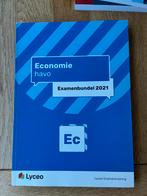 Examenbundel Economie Lyceo, 2021, Ophalen of Verzenden, Zo goed als nieuw, HAVO, Economie