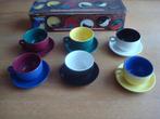 6 mokka kop en schotels, Nieuw, Ophalen of Verzenden, Overige stijlen, Kop(pen) en/of Schotel(s)