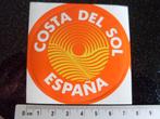 sticker costa del sol espana logo spanje, Verzenden, Zo goed als nieuw, Overige typen