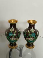 Chinese Cloisonne vazen, Ophalen of Verzenden