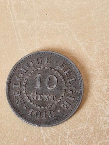 Oude Munt - België 10 Cent 1916 beschikbaar voor biedingen