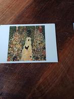 Ansichtkaart Gustav Klimt tuinpad met kippen ongelopen, Verzamelen, Ophalen of Verzenden, 1980 tot heden, Voertuig