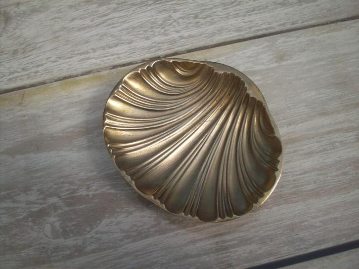 massieve geel koper antique zeer mooie zeep schaaltje, Antiek en Kunst, Antiek | Koper en Brons, Koper, Ophalen of Verzenden