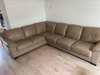 Hoekbank leder gratis, Gebruikt, Hoekbank, Leer, Ophalen of Verzenden